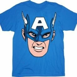 Trevco Shirts / Tops Captain America Cappy Face T-Shirt