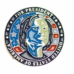 Costume Agent 2016 Trump Clinton For President Flip Coin