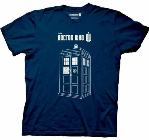 Ripple Junction Shirts / Tops Series 7 Linear TARDIS T-Shirt 3 Ripple Junction Shirts / Tops Series 7 Linear TARDIS T-Shirt