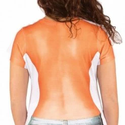 Faux Real Shirts / Tops Womens Faux Hands Over Chest Short Sleeve Tee