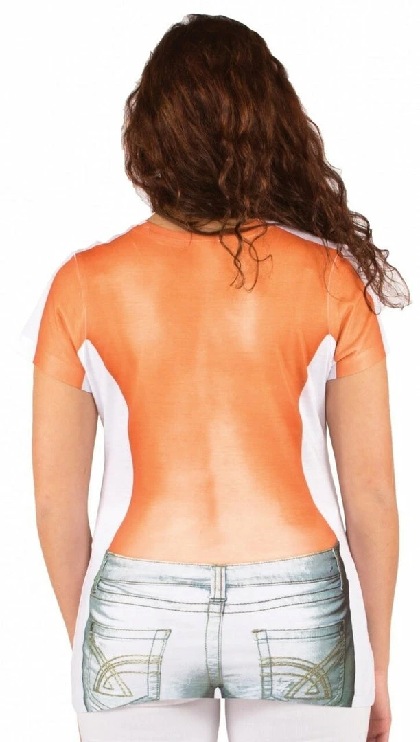 Faux Real Shirts / Tops Womens Faux Hands Over Chest Short Sleeve Tee 4 Faux Real Shirts / Tops Womens Faux Hands Over Chest Short Sleeve Tee