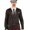 Faux Real Mens Faux 1960's Suit Long Sleeve Tee