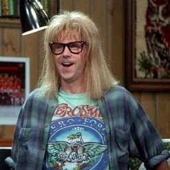 Impact Wayne's World Aerosmith Aero Force Short Sleeve T-shirt Tee