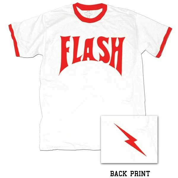 Art Box Flash Gordon Logo Red Ringer T-shirt Shirts / Tops 3 Art Box Flash Gordon Logo Red Ringer T-shirt Shirts / Tops