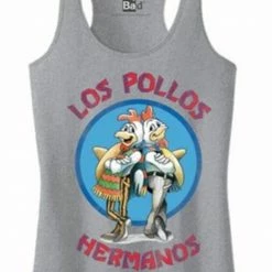 Isaac Morris Los Pollos Hermanos Logo Adult Tank Top