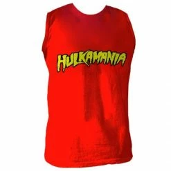 Art Box Hulk Hogan Hulkamania Sleeveless Red T-shirt Shirts / Tops