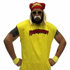 Costume Agent Hulk Hogan Hulkamania Complete Costume Set Reality / Sports / Other