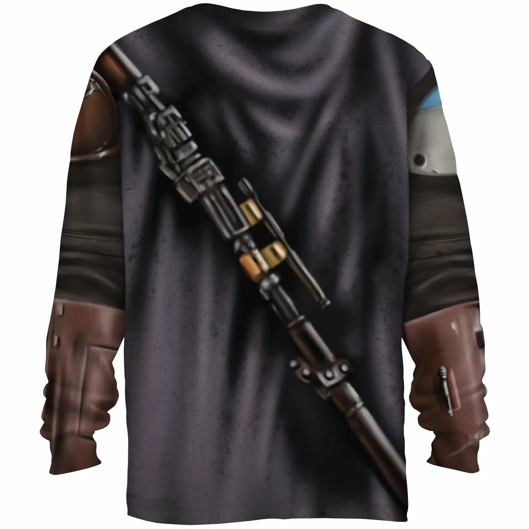 Mad Engine Star Wars The Mandalorian Baby Yoda Halloween Costume T-shirt 4 Mad Engine Star Wars The Mandalorian Baby Yoda Halloween Costume T-shirt