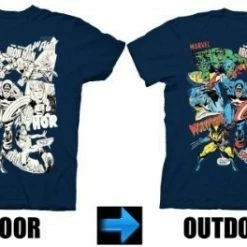 Jem Shirts / Tops UV Collage Navy Youth T-shirt