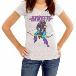 Mighty Fine Shirts / Tops Hawkeye Bow Down Juniors T-shirt