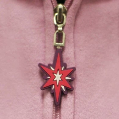 Mighty Fine Twilight Sparkle Face Lilac Costume Hoodie With Mane & Horn