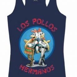 Isaac Morris Los Pollos Hermanos Logo Adult Tank Top