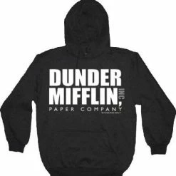 T-Line Dunder Mifflin INC Paper Company Logo Hoodie Sweatshirt Comedy