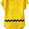 Art Box Baby Shirts Charlie Brown Costume Yellow Romper