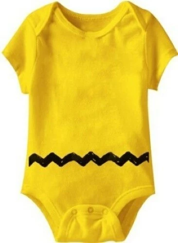 Art Box Baby Shirts Charlie Brown Costume Yellow Romper 3 Art Box Baby Shirts Charlie Brown Costume Yellow Romper