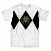 Mighty Fine Mighty Morphin Power Rangers White Ranger T-Shirt 2 Mighty Fine Mighty Morphin Power Rangers White Ranger T-Shirt