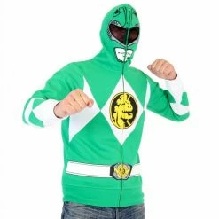 Mighty Fine Power Rangers Green Ranger Hoodie
