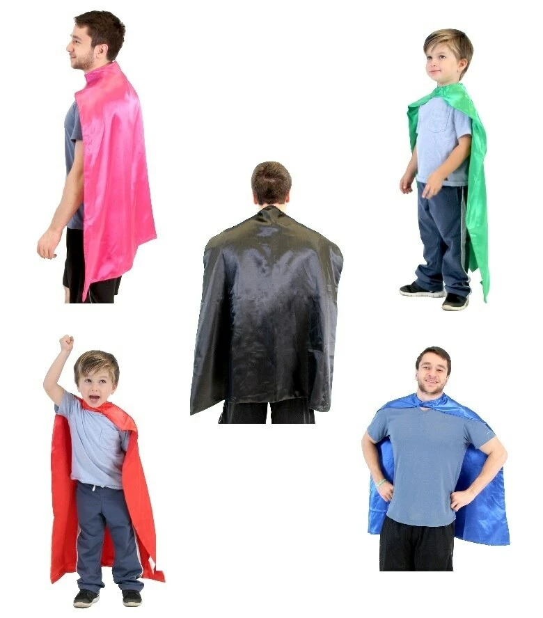 Costume Agent Accessories / Footwear Reversible Superhero Costume Capes 4 Costume Agent Accessories / Footwear Reversible Superhero Costume Capes