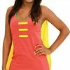 Bioworld Robin Tank Dress With Detachable Cape Dresses / Leggings