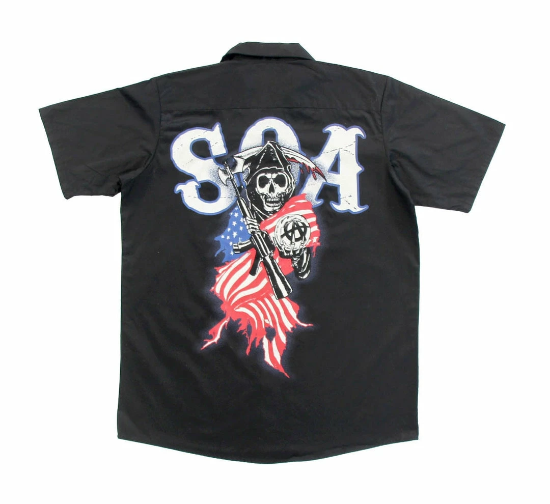 Changes SOA Americana Button Up Workshirt