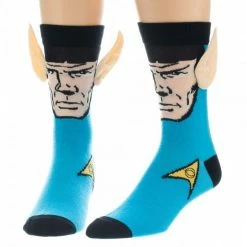 Vendor-unknown Star Trek Spock Crew Socks With Ears