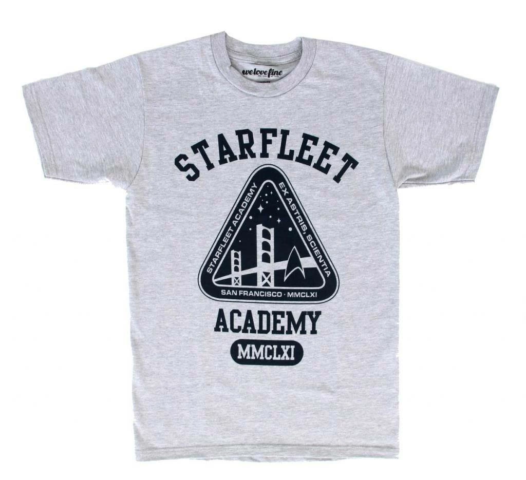 Mighty Fine Shirts / Tops Star Trek Starfleet Academy Crew T-Shirt 3 Mighty Fine Shirts / Tops Star Trek Starfleet Academy Crew T-Shirt