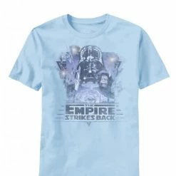 Mad Engine Shirts / Tops Star Wars Purple Empire Strikes Back Adult T-Shirt