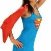 Bioworld Dresses / Leggings Superman Supergirl Tank Dress With Detachable Cape