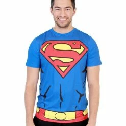 Kids Republic Shirts / Tops Superman Men's Performance Athletic Costume T-Shirt