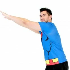 Kids Republic Shirts / Tops Superman Men's Performance Athletic Costume T-Shirt