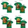 Isaac Morris TMNT Striped Sleeves Boys Costume T-shirt