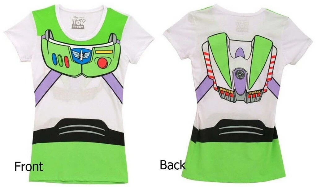 Mighty Fine Toy Story Buzz Lightyear Juniors Astronaut T-shirt Women's Shirts 3 Mighty Fine Toy Story Buzz Lightyear Juniors Astronaut T-shirt Women's Shirts