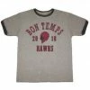 T-Shirt City Apparel True Blood Bon Temps Football Ash Gray With Ringers T-shirt Men's Shirts 2 T-Shirt City Apparel True Blood Bon Temps Football Ash Gray With Ringers T-shirt Men's Shirts