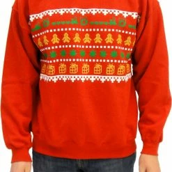 Costume Agent Gingerbread Marijuana Ugly Sweatshirt