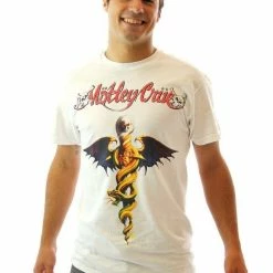 American Classics Men's Shirts Wayne's World Motley Crue Band Logo T-shirt Tee