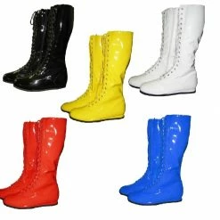 Costume Agent Pro Wrestling Costume Men's Boots Footwear