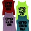 Freeze Tank Tops WWE Old School Macho Man Glasses Tank Top