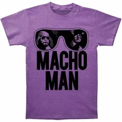 American Classics WWE Old School Macho Man PURPLE Glasses T-Shirt